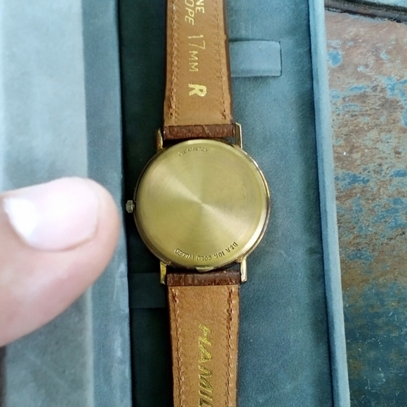vintage Hamilton 14kt gold fill watch working condition - Picture 6 of 8